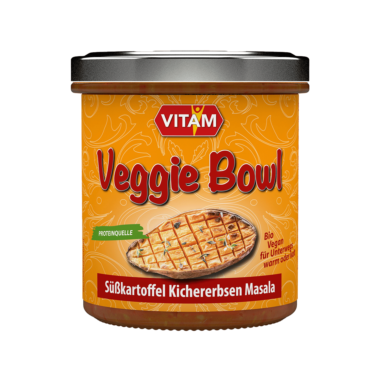 Veggie Bowl Süßkartoffel Kichererbsen Masala