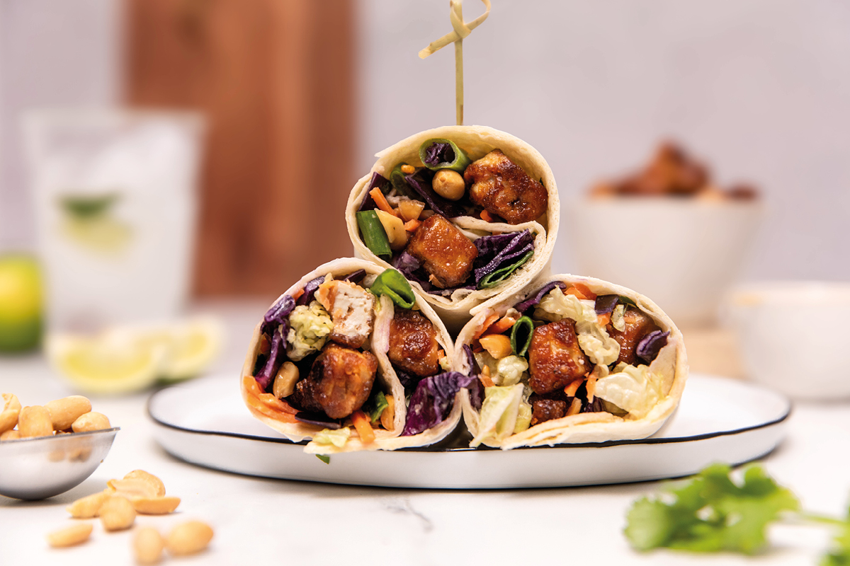 Crunchy Tofu Wraps