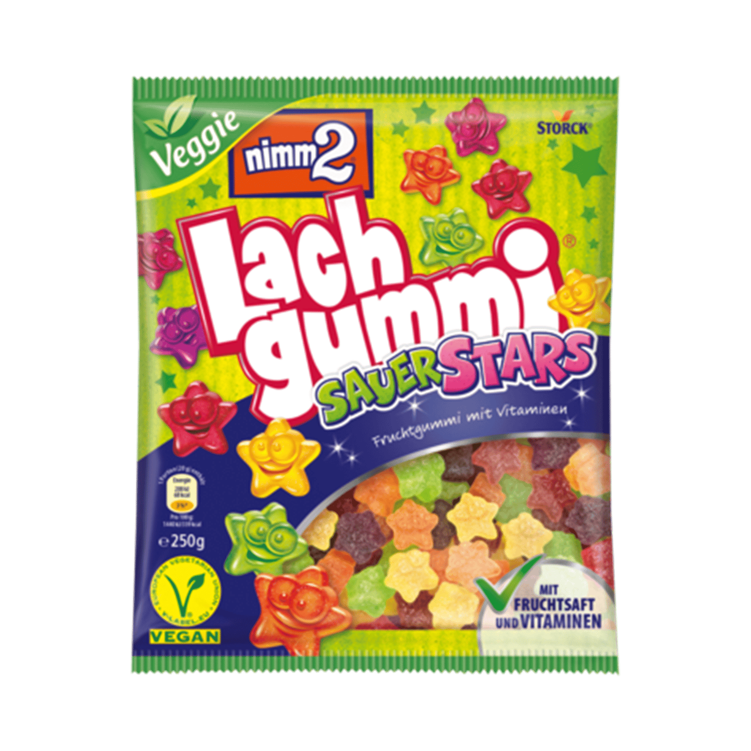 Lachgummi Sauerstars