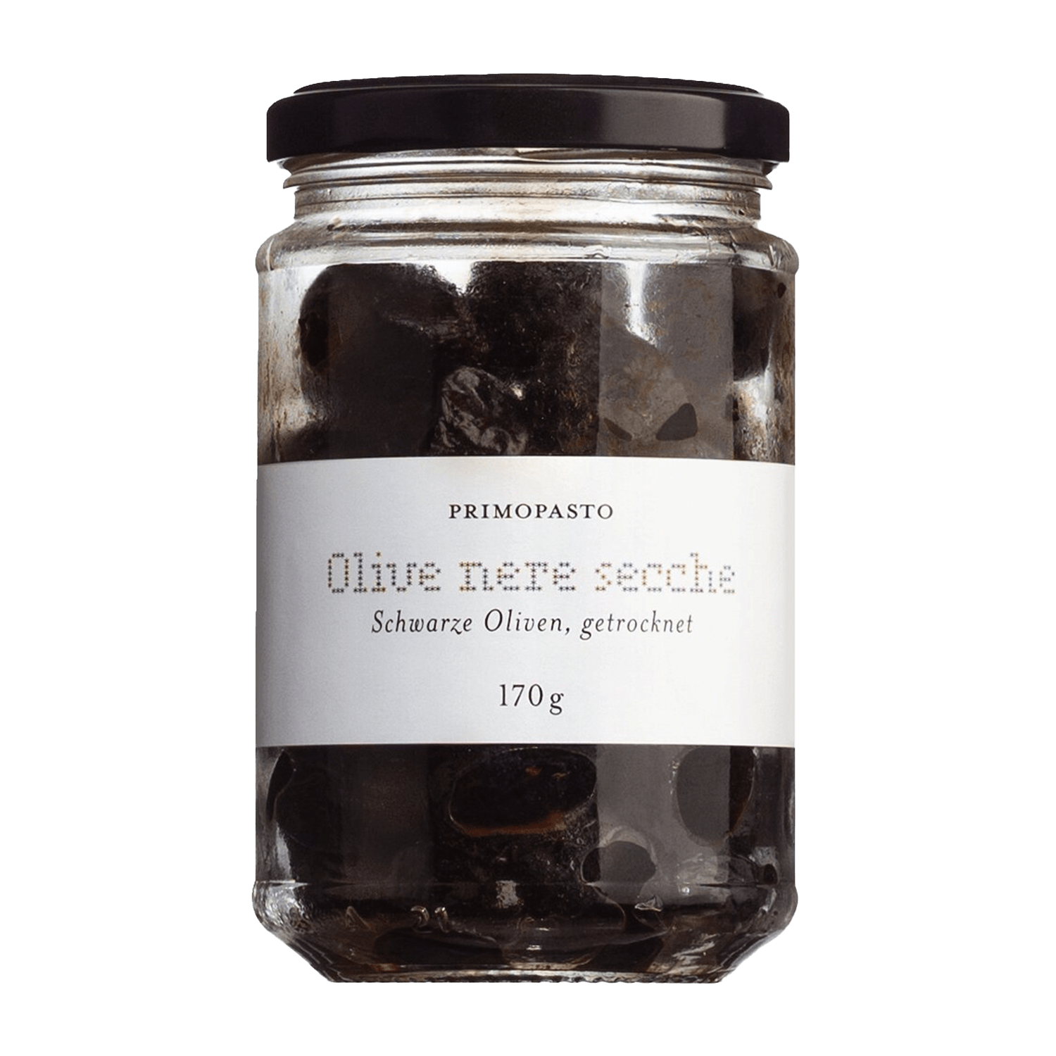 Schwarze Oliven Getrocknet